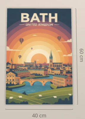 Bath A4 Poster